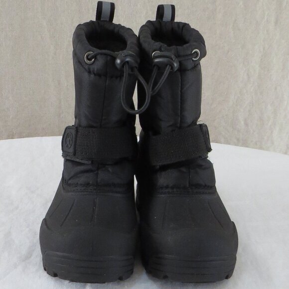 Northside 3M Thinsulate Kids Warm Hiking Black Boots Snow Water Resistant - Picture 4 of 12